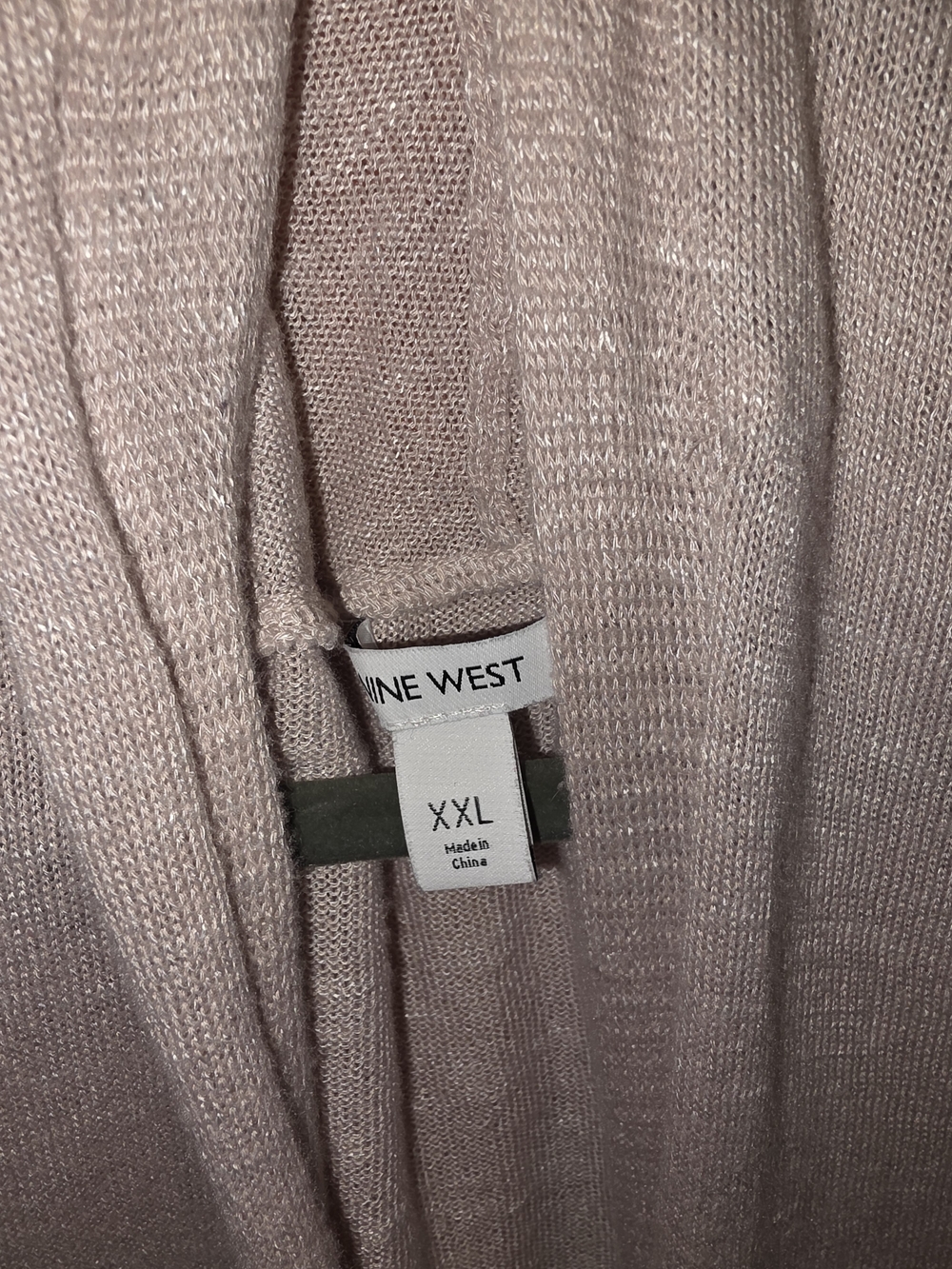 Nine West Soft Blush Knit Cardigan